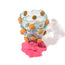 Nugget Vase M Clear Aqua Ochre and Fuchsia PRE-ORDER