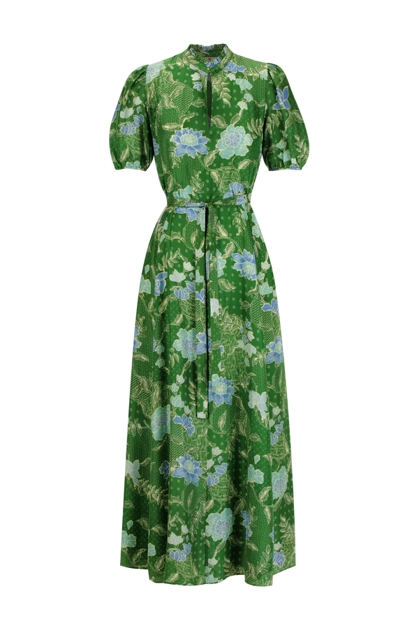 Oceanus Dress Bloom Green