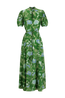 Oceanus Dress Bloom Green
