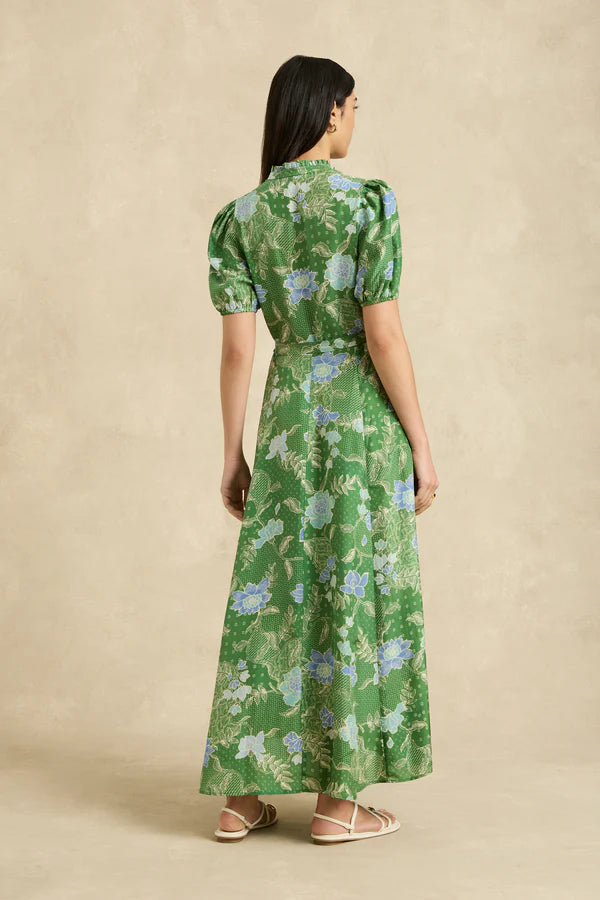Oceanus Dress Bloom Green