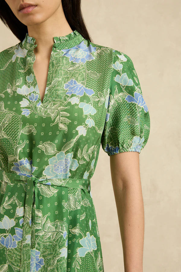 Oceanus Dress Bloom Green