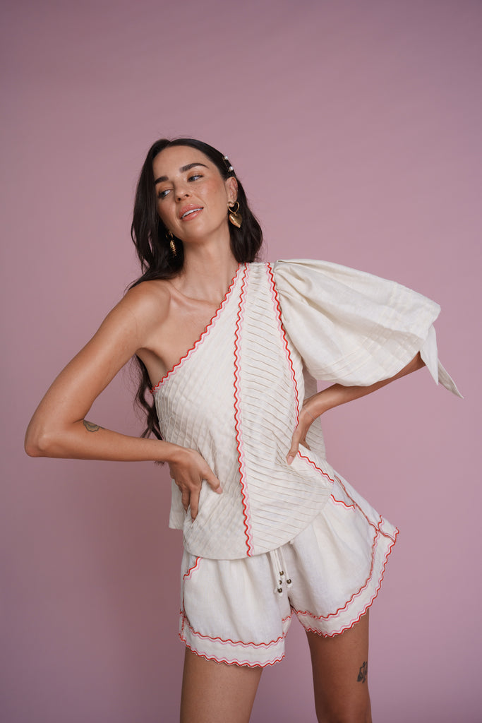 Cherie Scallop Blouse