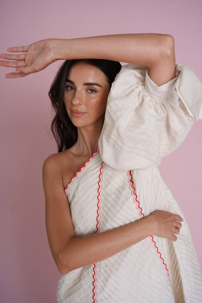 Cherie Scallop Mini Dress