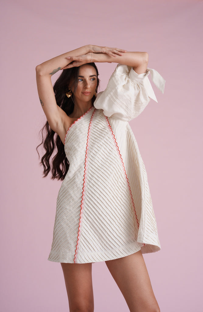 Cherie Scallop Mini Dress