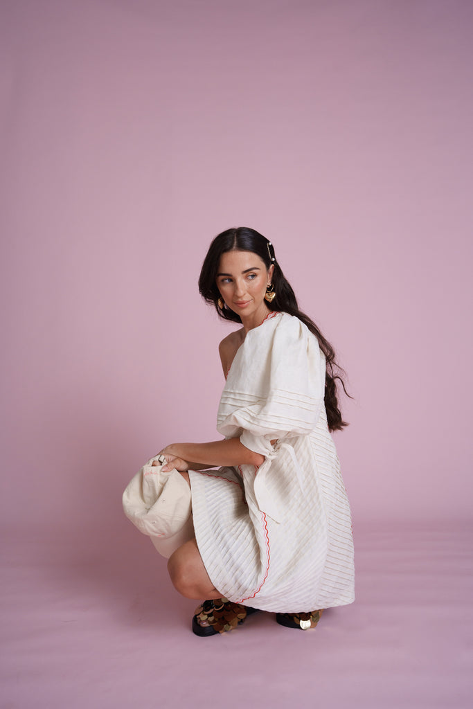 Cherie Scallop Mini Dress