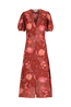 Olivia Dress Bloom Burgundy