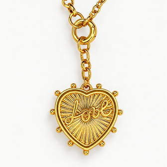 Love Me Necklace Gold