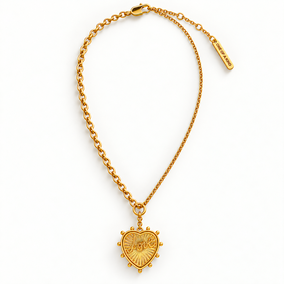 Love Me Necklace Gold