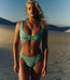 Julia Bikini Pearly Hoop Metallic Mint