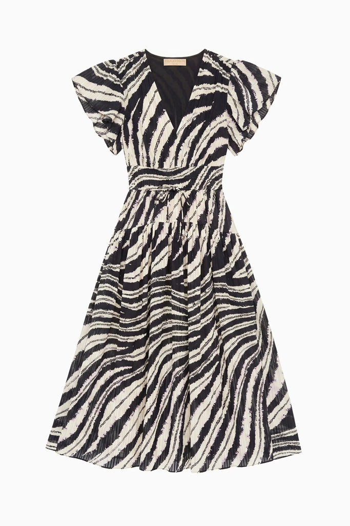 Lyria Cotton Dress Shibori Wave