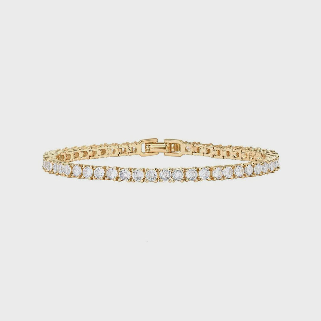 Sofia Tennis Bracelet Gold
