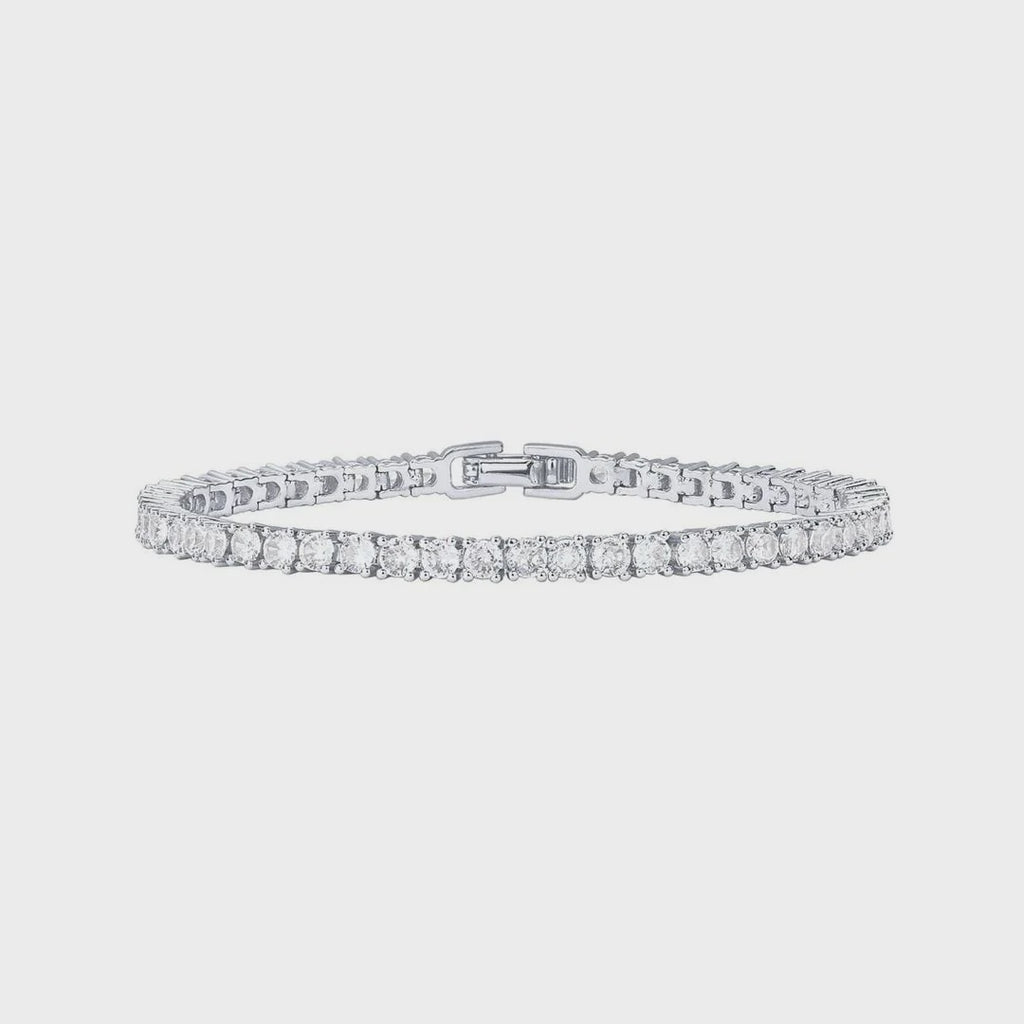 Sofia Tennis Bracelet Silver