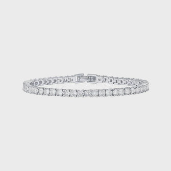 Sofia Tennis Bracelet Silver