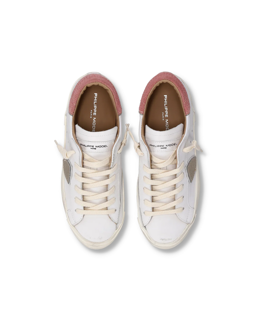 PRSX Low Sneaker Blanc Rose