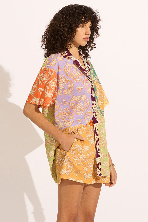 Palm Spliced Siesta Short