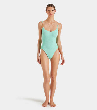 Pamela Swim Metallic Mint