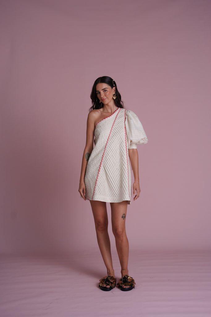 Cherie Scallop Mini Dress