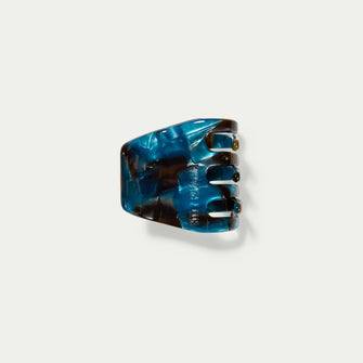 Petite Claw Clip Blue Tortoiseshell