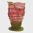 Pompitu II Vase L Light Fuchsia Matt Dust Green