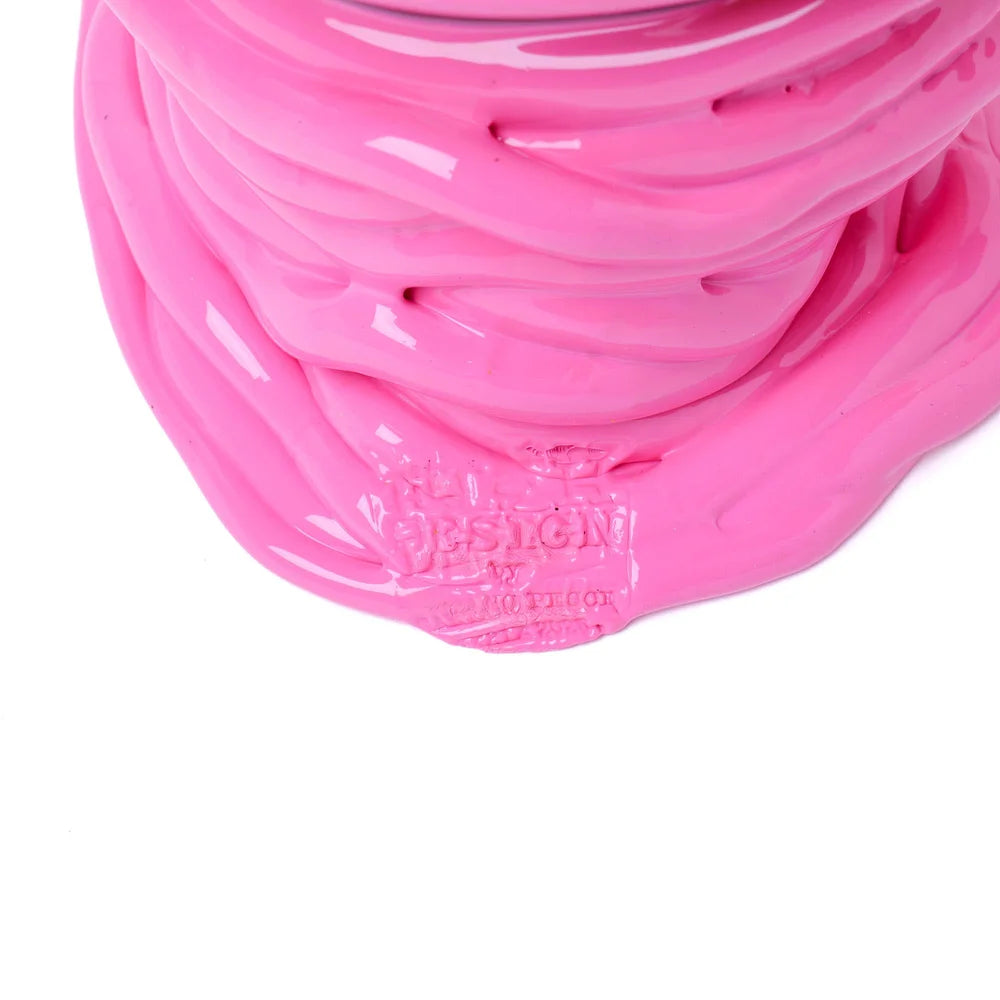 Pompitu II Vase L Brown Pink
