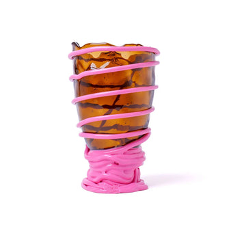 Pompitu II Vase L Brown Pink