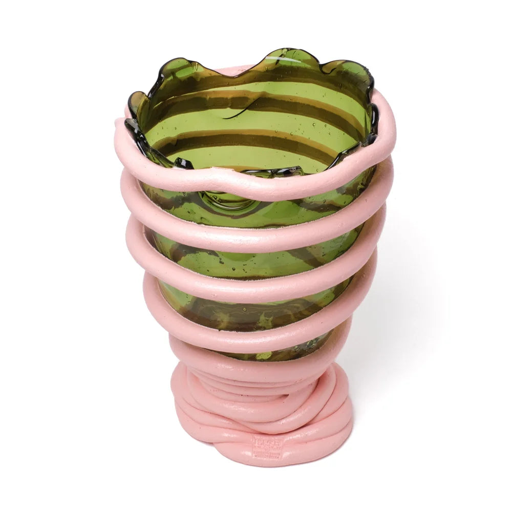 Pompitu I Vase S Bottle Green Salmon