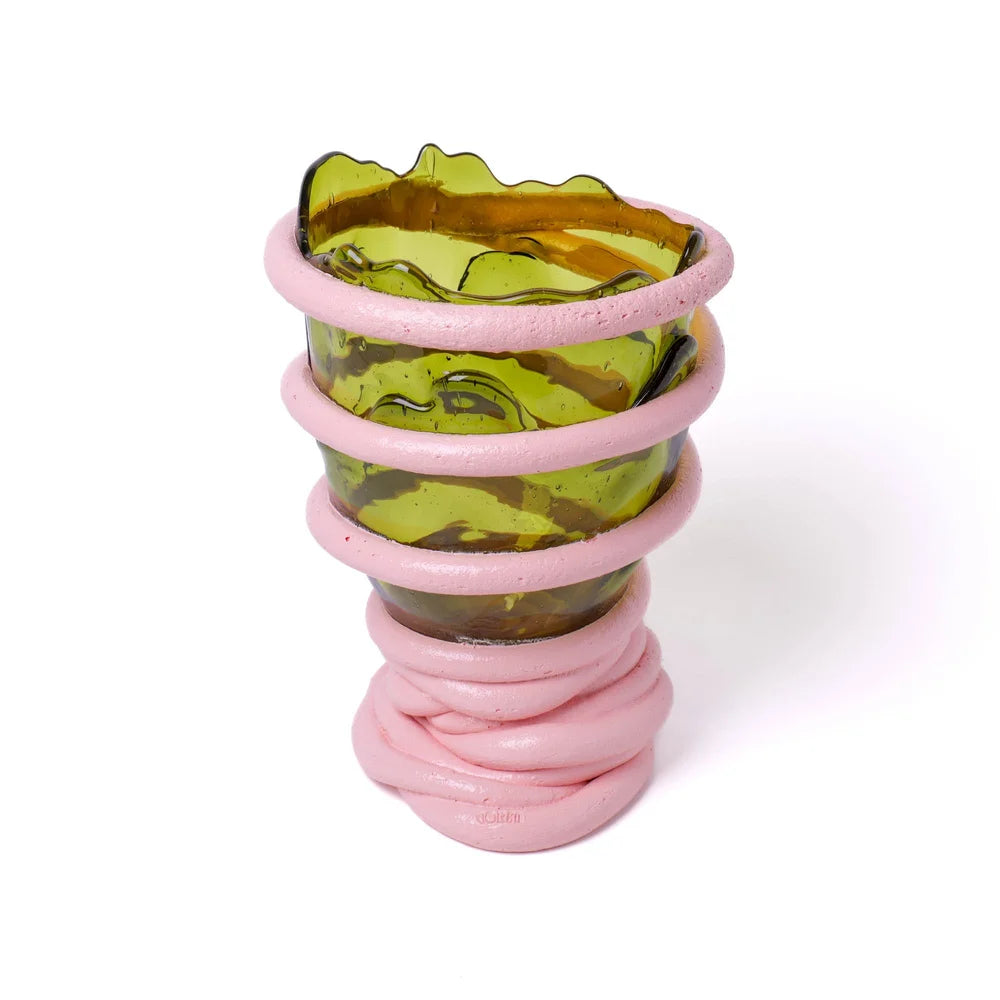 Pompitu I Vase S Bottle Green Salmon
