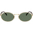 PR65ZS Sunglasses Pale Gold Tort Dark Green