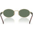 PR65ZS Sunglasses Pale Gold Tort Dark Green