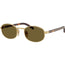 PRB53S Sunglasses Gold Dark Brown