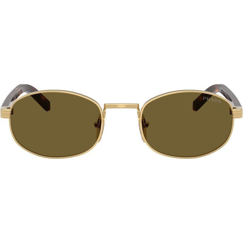 PRB53S Sunglasses Gold Dark Brown