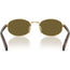 PRB53S Sunglasses Gold Dark Brown