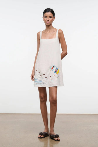 Brio Linen Dress Natural
