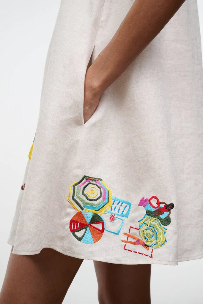 Brio Linen Dress Natural