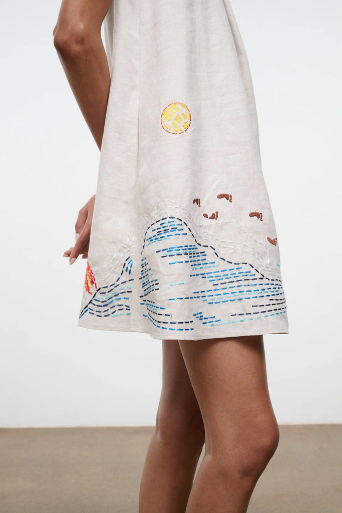 Brio Linen Dress Natural
