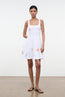 Wells Mini Dress White Embroidery
