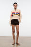 Cropped Hampton Sweater Artist Stripe