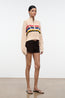 Cropped Hampton Sweater Artist Stripe