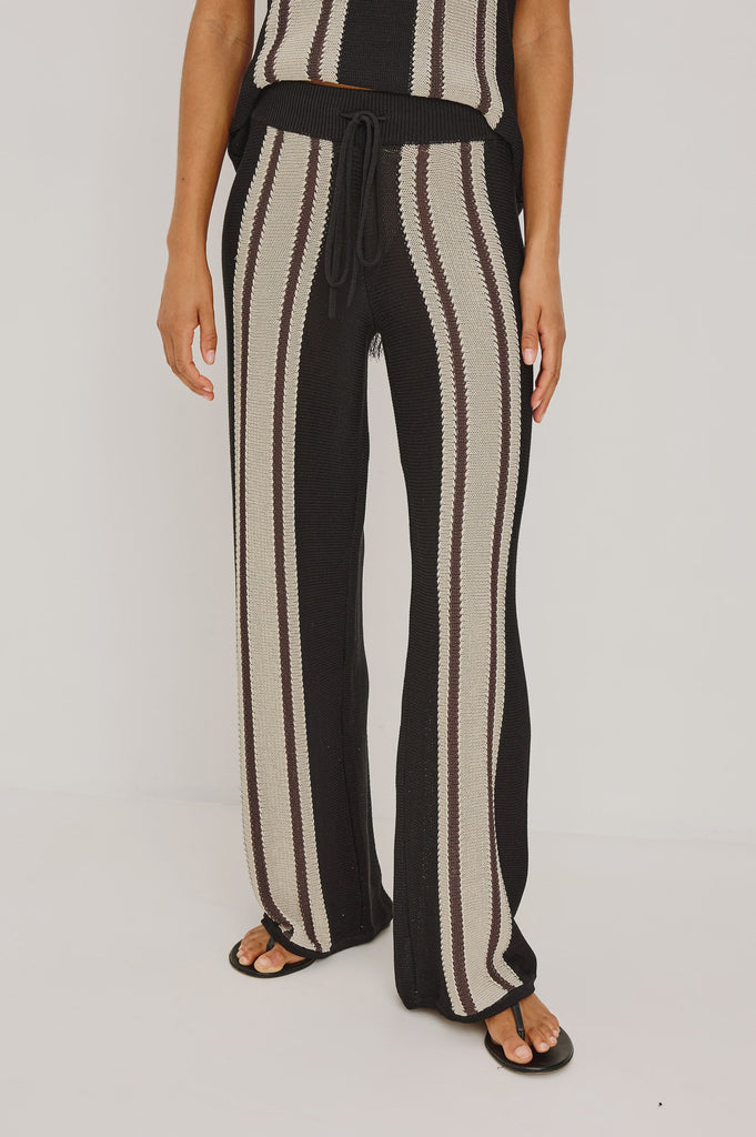 Renee Pant Espresso Stripe