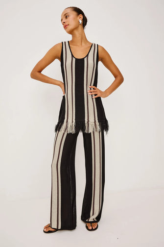 Renee Pant Espresso Stripe