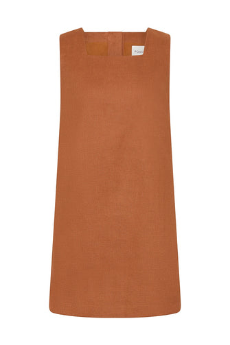 Rio Mini Dress Chestnut