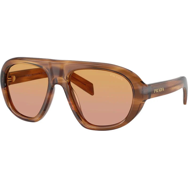 0PRC05S Sunglasses Striped Rosewood