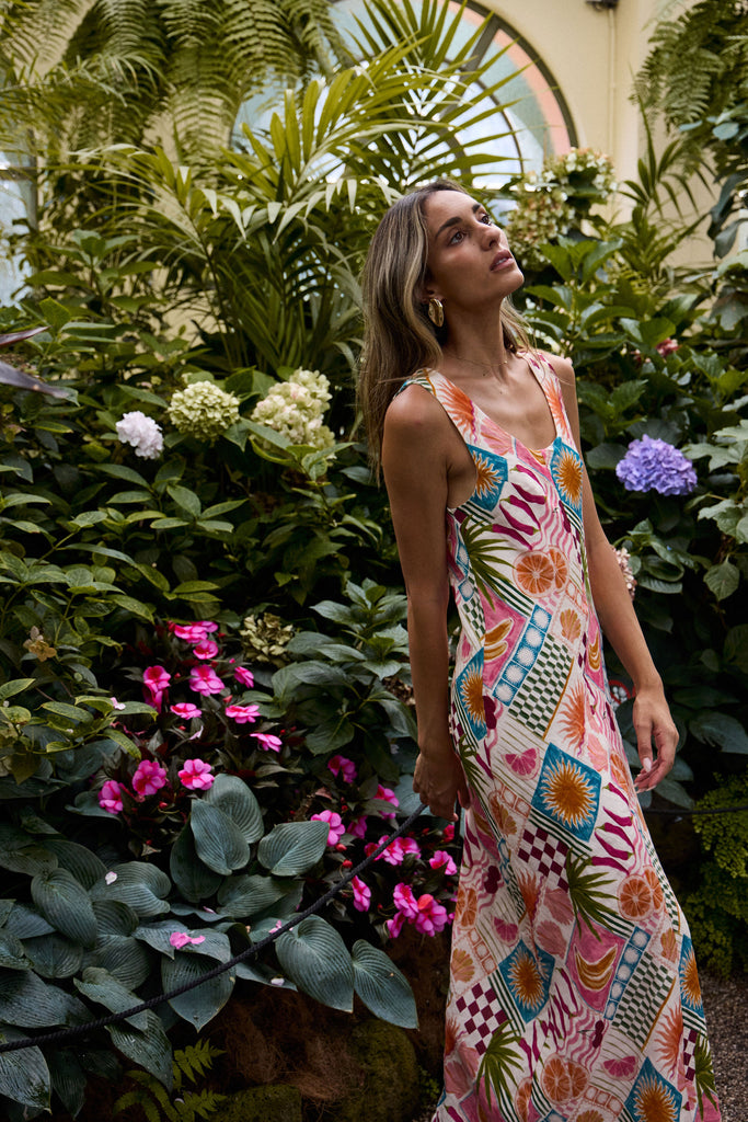 Whaley Dress Pink Fiesta