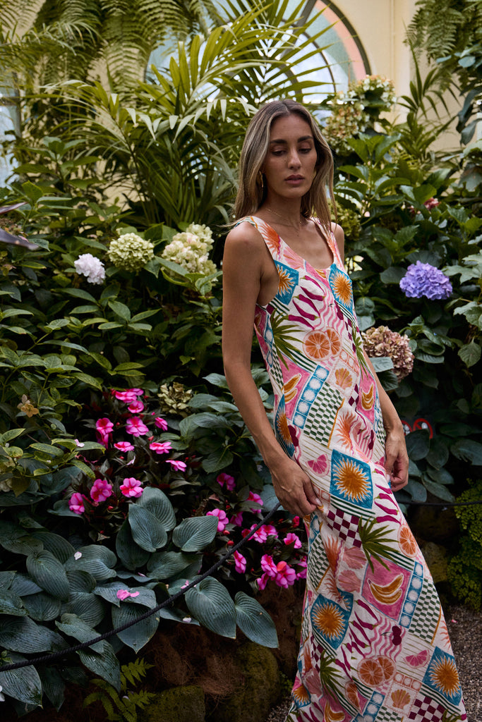 Whaley Dress Pink Fiesta