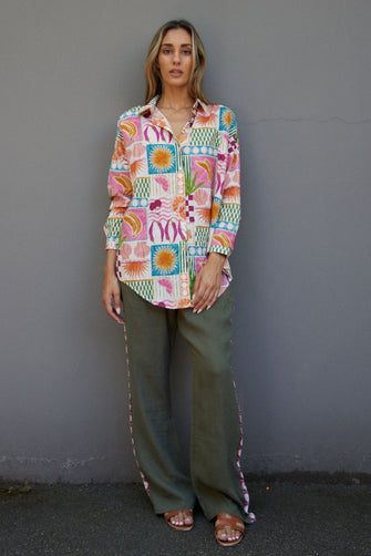 Baggy Shirt Pink Fiesta