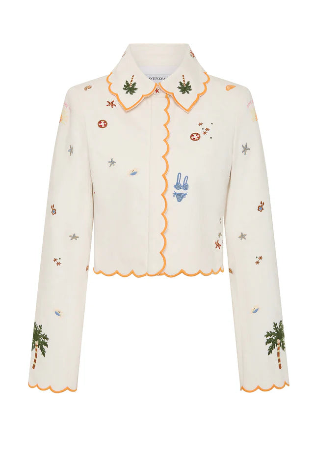 Vacay All Day Cropped Jacket