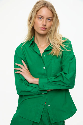 Chiara Long Sleeve Shirt Green Hills