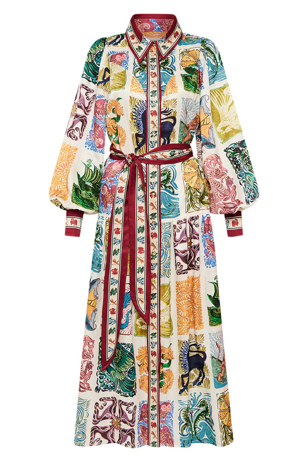 Wond-A-Land Midi Shirt Dress