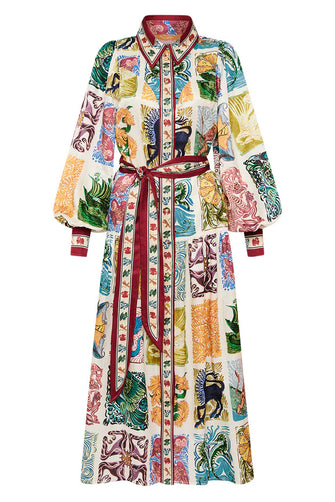 Wond-A-Land Midi Shirt Dress