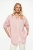 Mara Oversized Stripe Shirt Musk Cocoa